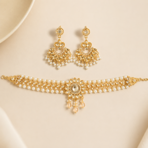 Pearl Floral Jewelry Set